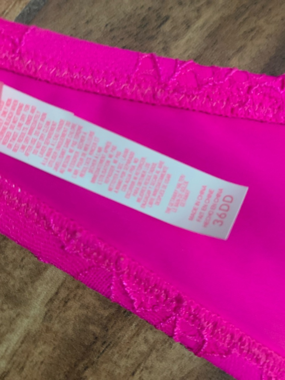 Victoria’s Secret | Sz 36DD/L hot pink bikini set - new without tags - Picture 4 of 5
